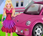Barbie Araba Temizleme