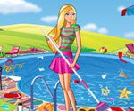 Barbie Havuz Partisi Temizliği