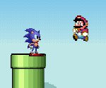 Sonic Mario Dünyasında
