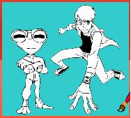 ben 10 boyama
